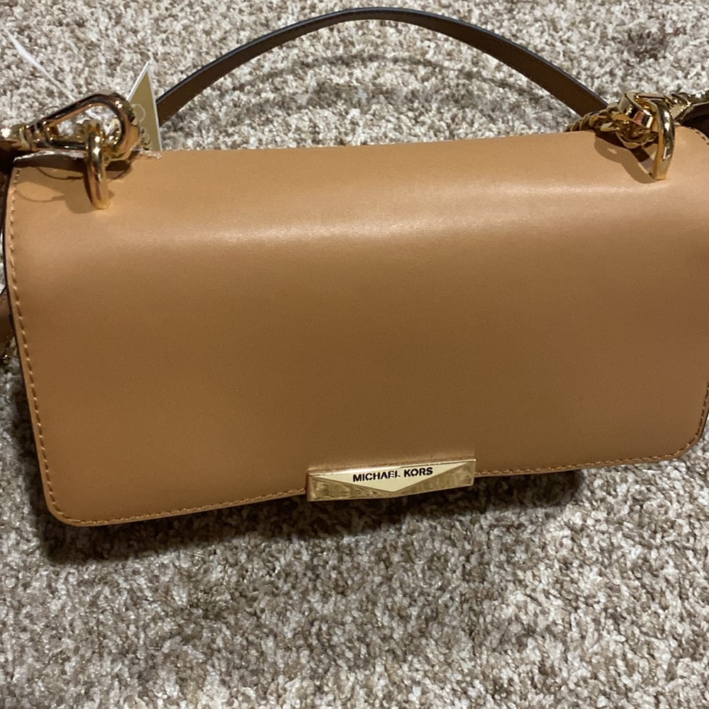 NWT Michael Kors Retail $328 Jade Leather Shoulder Bag - Picture 4 of 11
